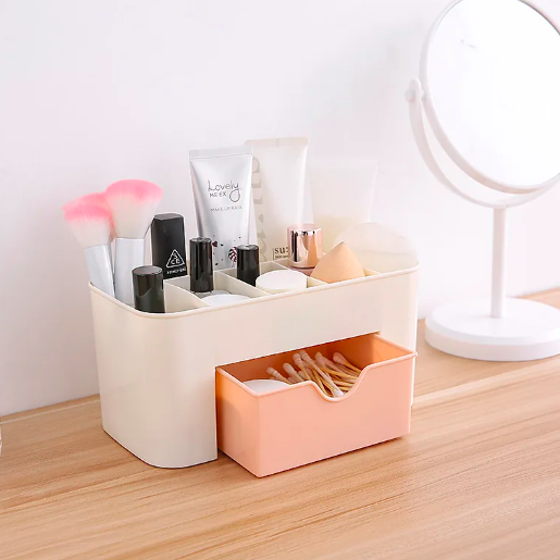 Caja de Almacenamiento de Maquillaje en Plástico