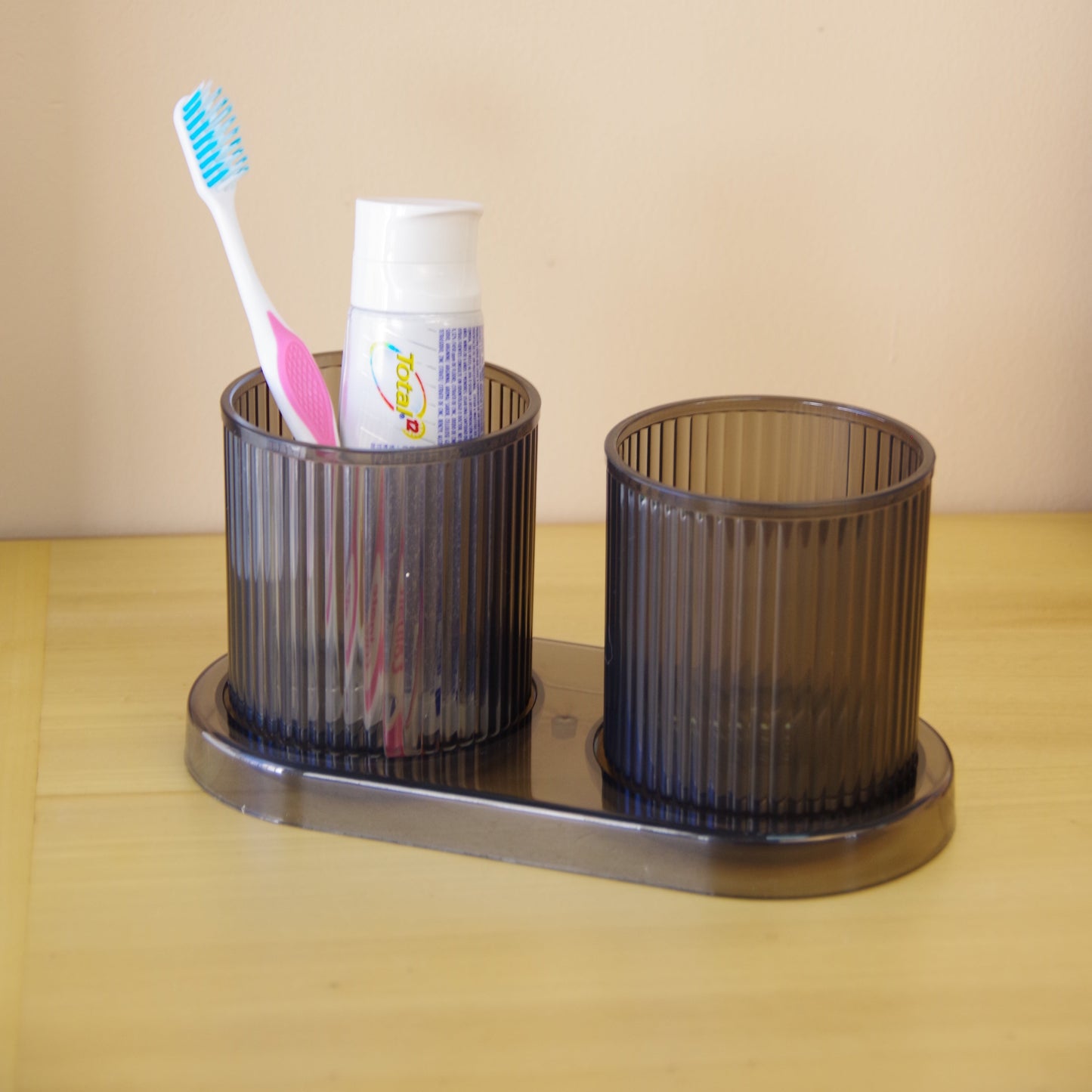 Set de vasos organizadores para baño o tocador