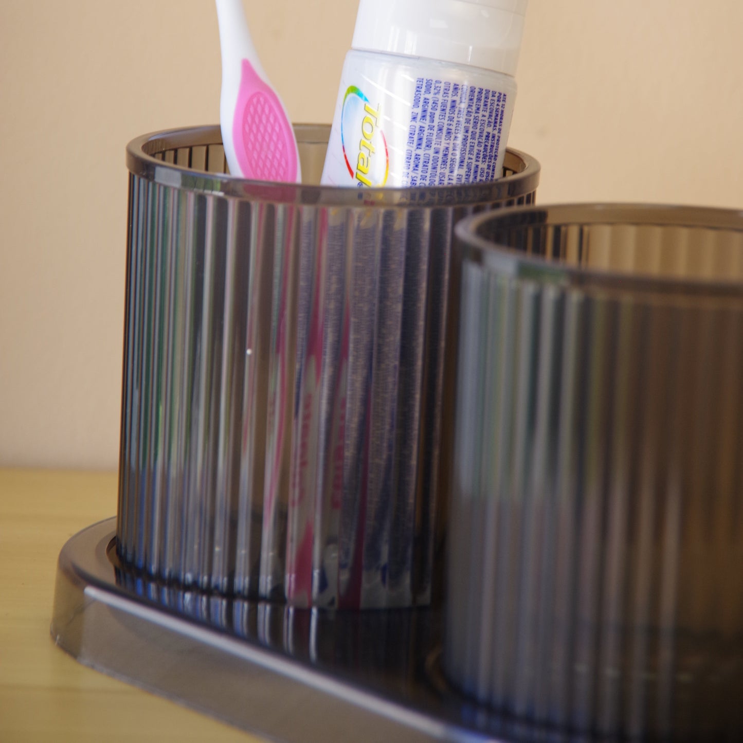 Set de vasos organizadores para baño o tocador