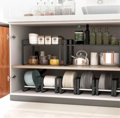 Organizador de Platos Vertical - Estante para Cocina